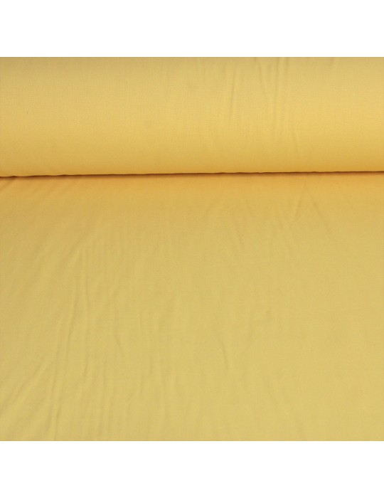 Toile à drap unie grande largeur jaune