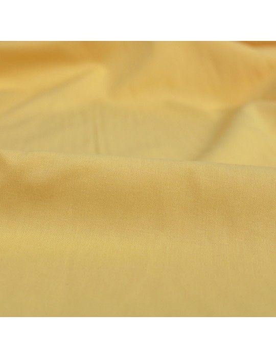 Toile à drap unie grande largeur jaune