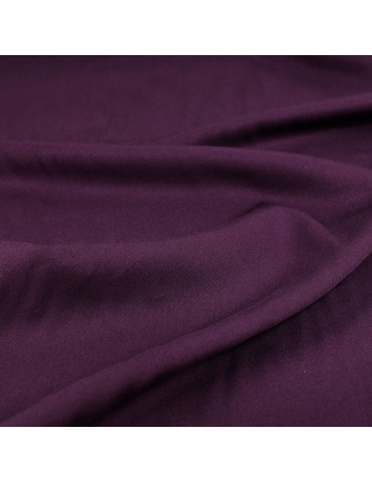 Tissu viscose uni violet