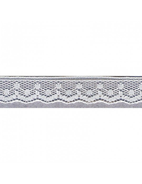 Dentelle rachel 13 mm blanc