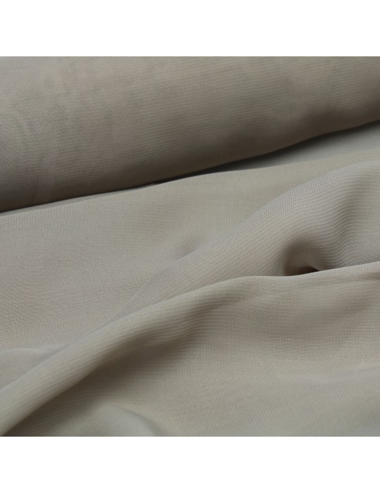 Tissu mousseline taupe