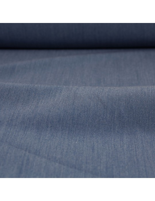 Tissu gabardine uni 150 cm bleu