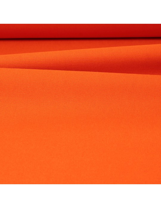 Tissu demi natté coton grande largeur orange