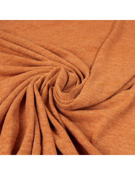 Tissu jersey maille orange