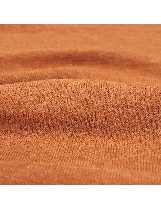 Tissu jersey maille orange