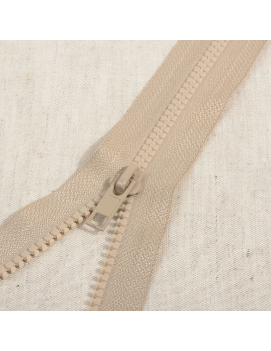 Fermeture à glissière injectée séparable 40 cm beige