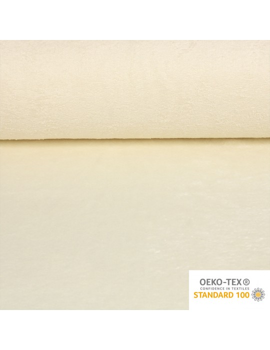 Tissu éponge bambou Oeko-Tex 250g/m² écru