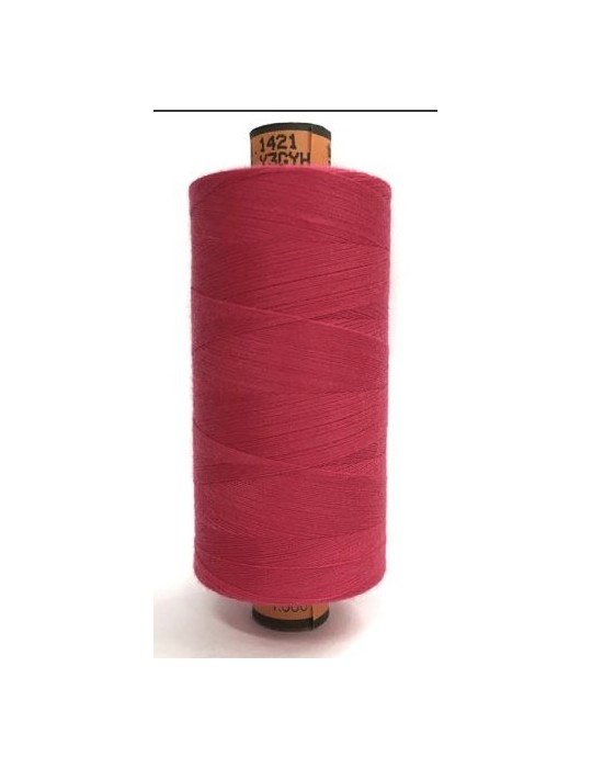 Bobine de fil polyester 1000 m rose fuchsia