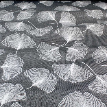 Tissu texturé coton jacquard imprimé fleuri couture au mètre coupe