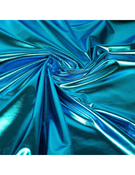 Tissu laser uni bleu