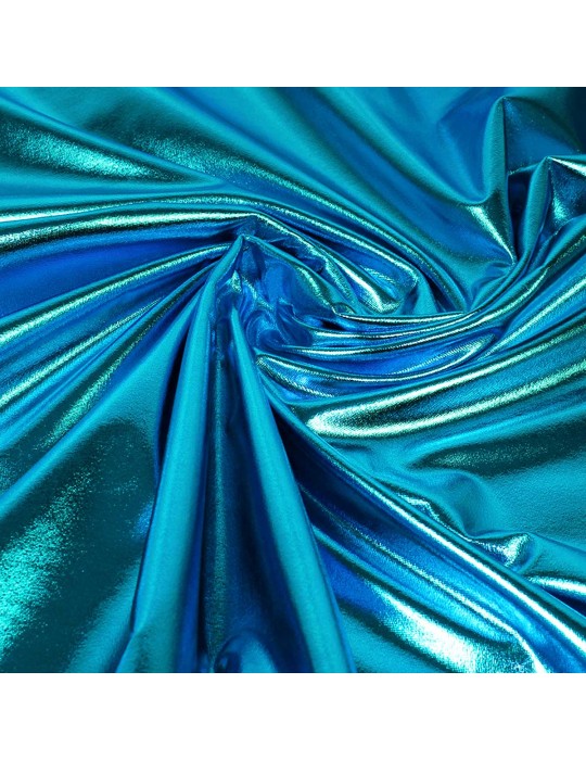 Tissu laser uni bleu