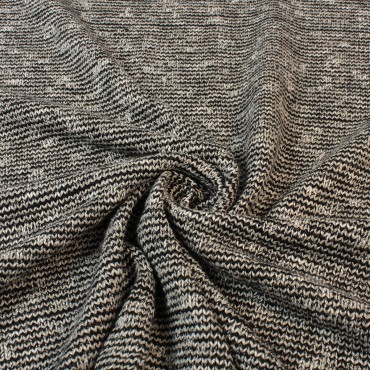 Tissu Jersey Torsade Kaki au Mètre idéal pour l'Habillement : Sweat, Robes,  Pull
