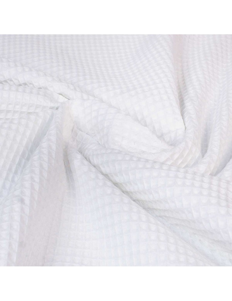 Tissu Coton uni blanc 230 cm Oeko-Tex au Mètre pour la confection