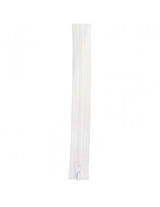 Fermeture double curseur séparable 90 cm blanc