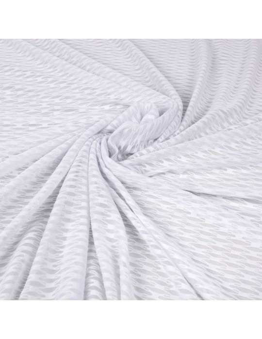 Coupon tissu jersey blanc 300 x 145 cm