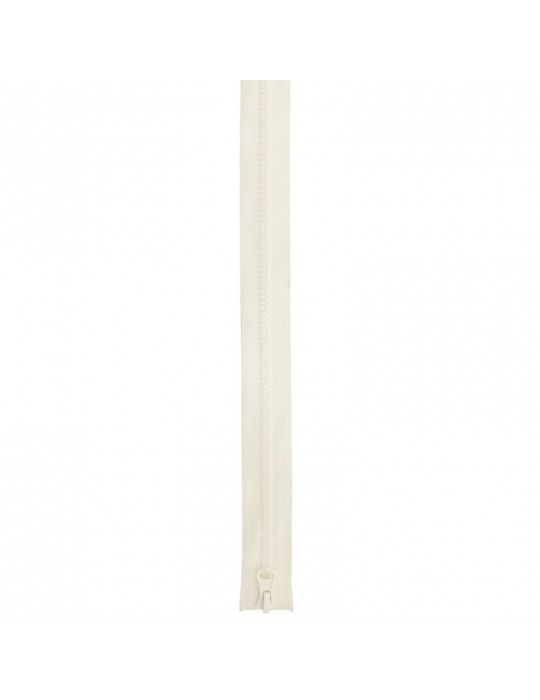 Fermeture double curseur séparable 70 cm blanc