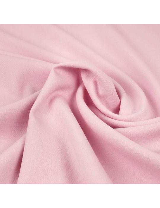 Tissu polyester uni rose