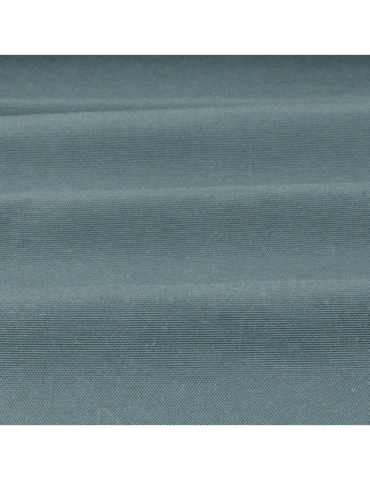 Toile unie coton/polyester bleu gris