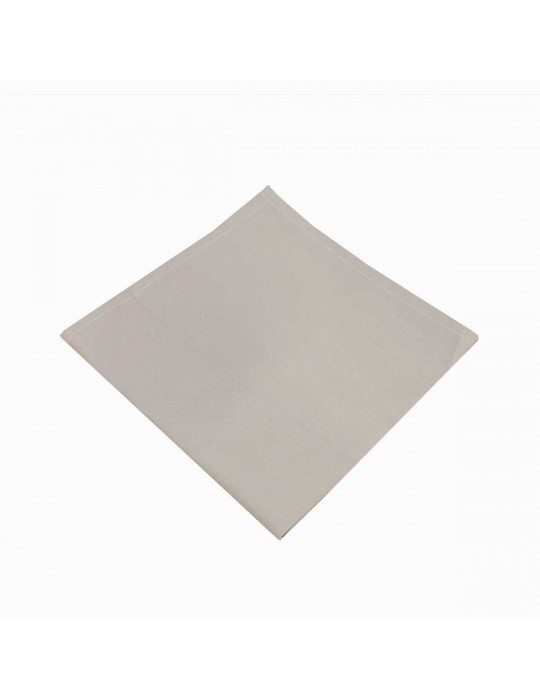 Serviette de table 50 x 50 cm gris clair
