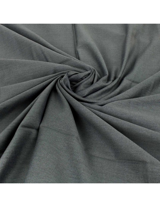 Coupon coton ligne oblique anthracite 150 x 150 cm