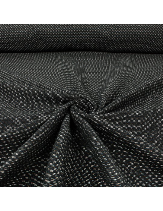 Tissu d'habillement coton/polyester noir