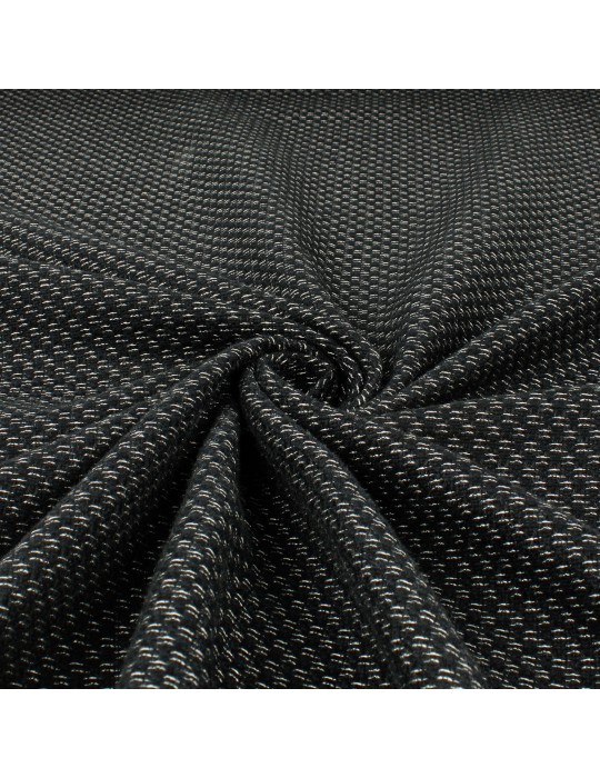 Tissu d'habillement coton/polyester noir