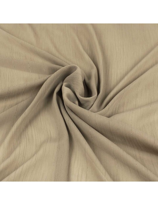 Tissu polyester argenté taupe