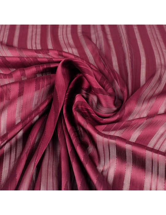 Tissu voile polyester bordeaux
