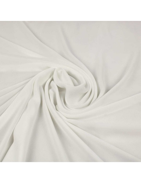Tissu crêpe uni blanc