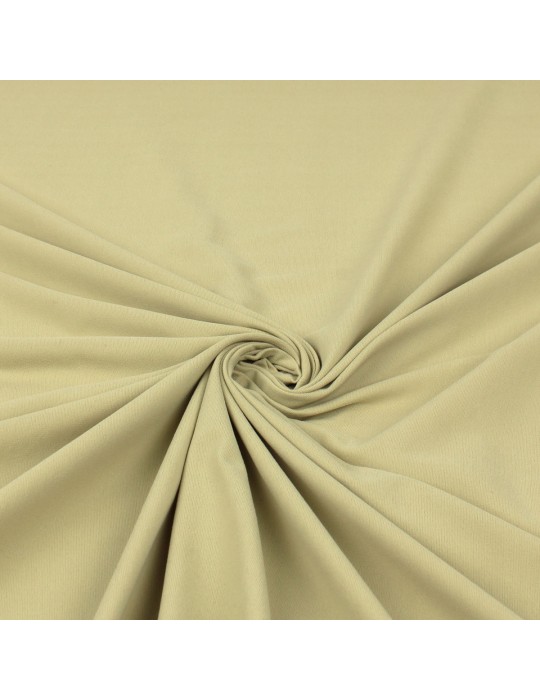 Tissu jersey polyamide uni beige