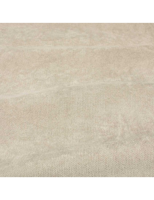 Tissu velours isolant/obscurcissant lin