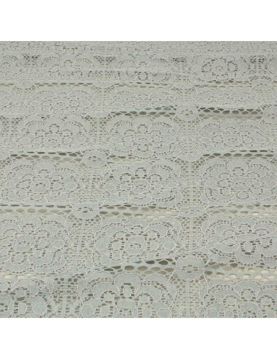 Coupon tissu dentelle gris clair 300 x 147 cm