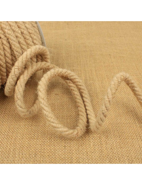 Cordelière jute 10 mm