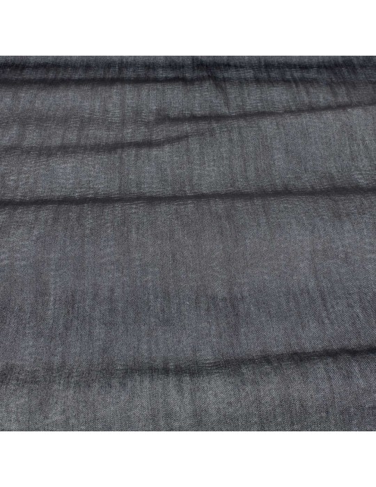 Tissu jean coton/polyester 140 cm bleu