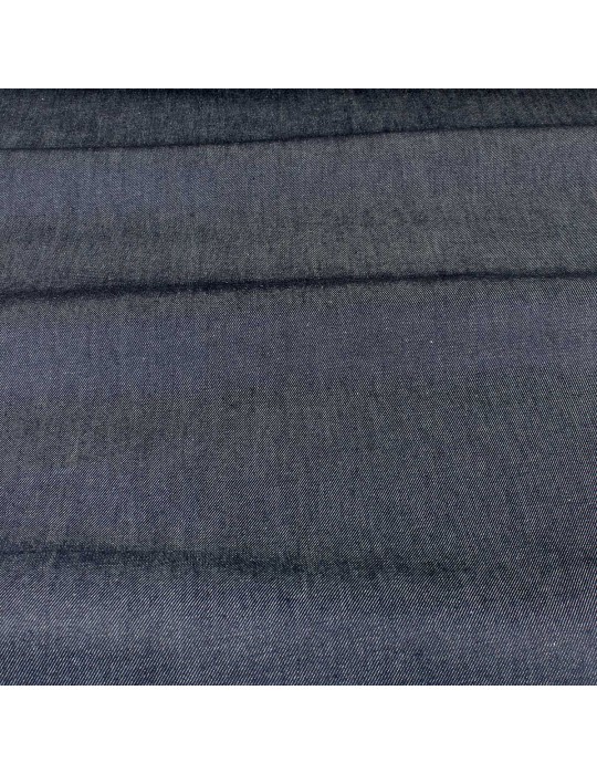 Tissu jean coton 150 cm bleu