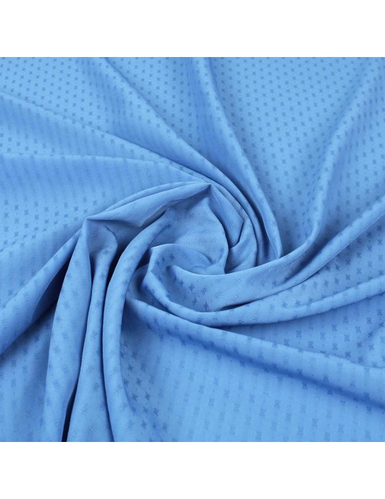 Tissu polyester uni bleu