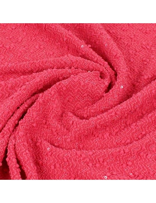 Coupon jersey sequin rose 200 x 130 cm