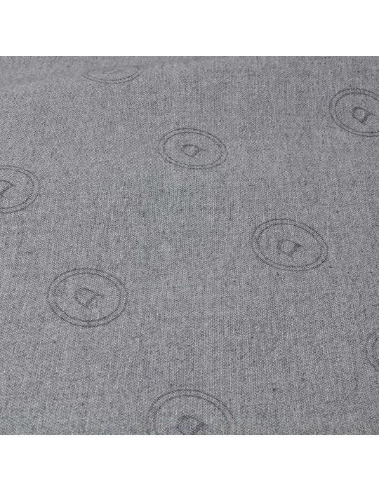 Tissu simili d'ameublement gris