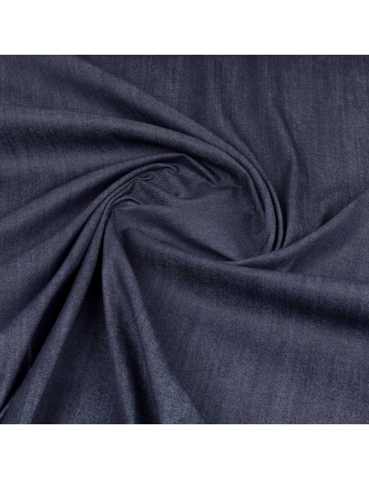 Tissu jean élasthanne 130 cm bleu