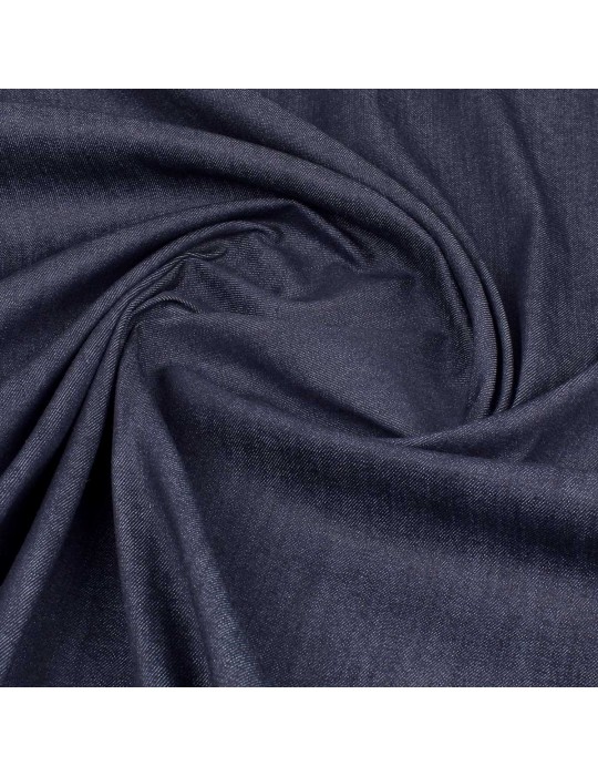 Tissu jean élasthanne 130 cm bleu