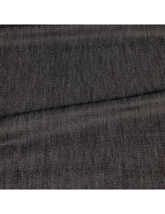 Tissu jean coton/élasthanne 145 cm noir