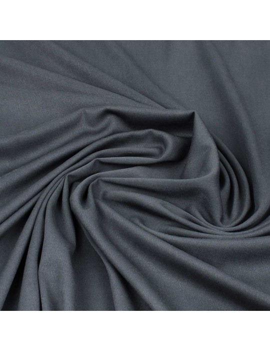 Tissu viscose uni anthracite