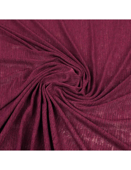 Coupon jersey rayures bordeaux 300 x 145 cm