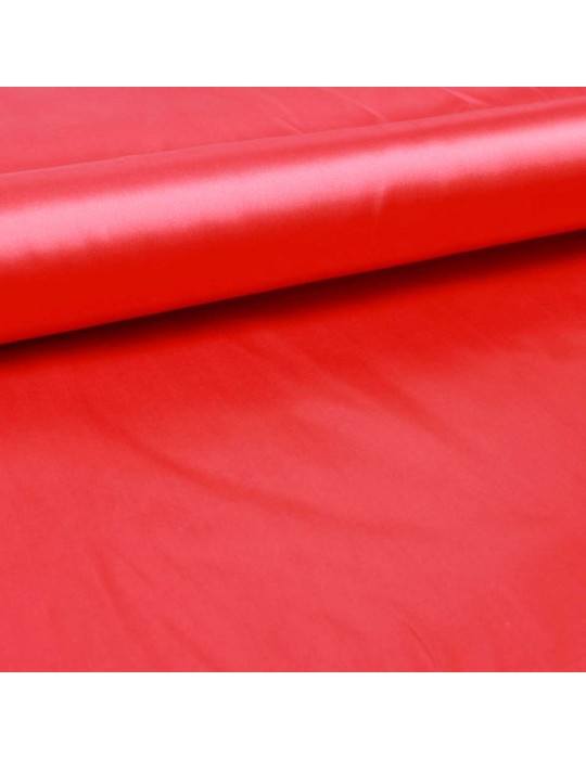 Tissu doublure satin antistatique rouge