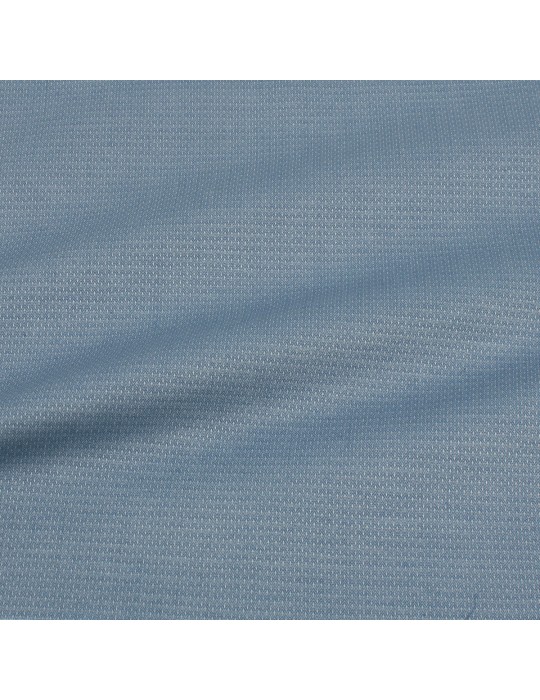 Coupon coton mini chevrons bleu 50 x 150 cm