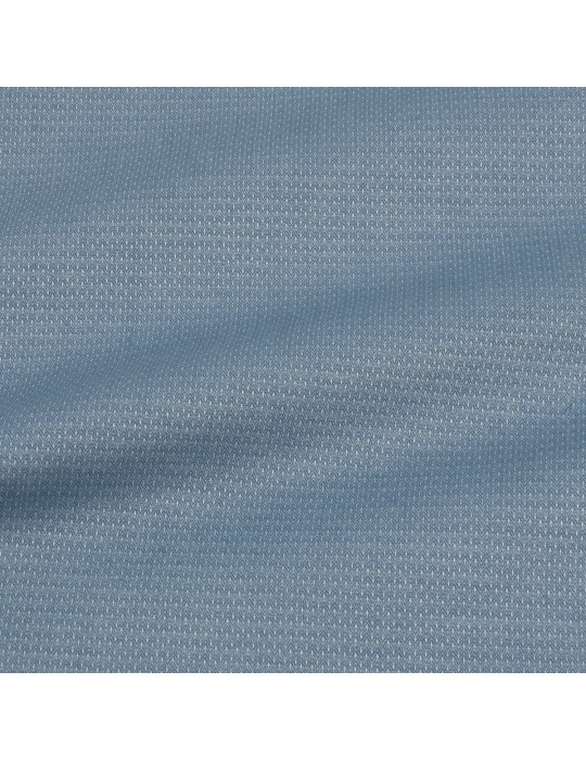 Coupon coton mini chevrons bleu 50 x 150 cm