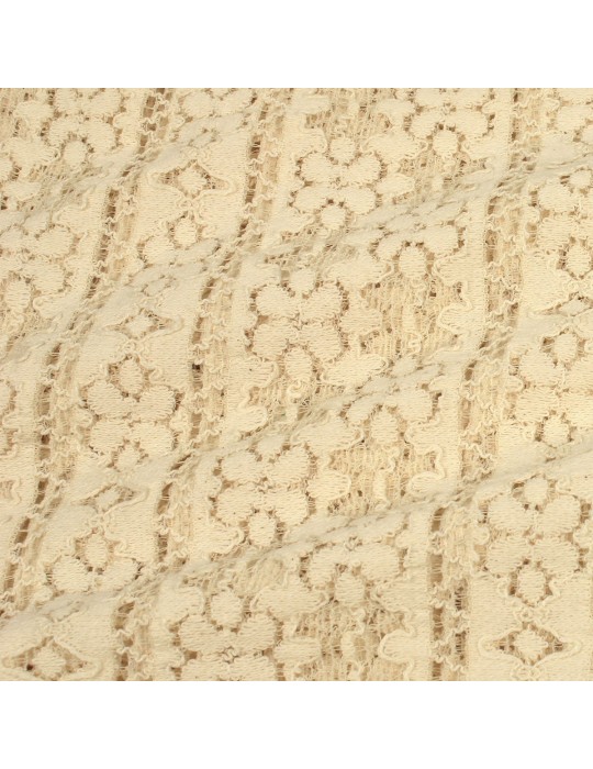 Coupon coton dentelle écru 300 x 110 cm