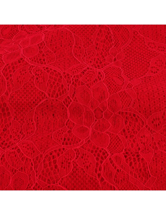 Coupon dentelle floral rouge 300 x 150 cm