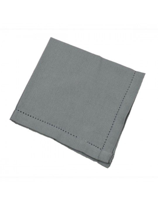 Serviette de table grise 44 x 44 cm