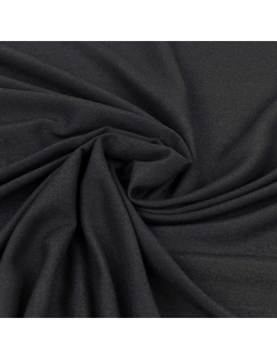 Tissu étamine de laine noir